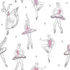 Papel De Parede Adesivo Infantil Ballet 353845622
