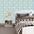 Papel De Parede Adesivo Infantil Bichinho Descansando 18m