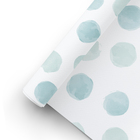 Papel De Parede Adesivo Infantil Bolinhas Azul 2,80m