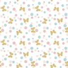 Papel De Parede Adesivo Infantil Borboletas E Bolinhas 3,0m