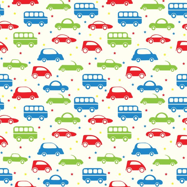 Papel De Parede Adesivo Infantil Carrinho 2,70x0,57m