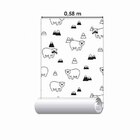 Papel De Parede Adesivo Infantil Colorir N02028 0,48x2,5m