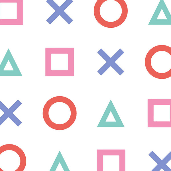 Papel De Parede Adesivo Infantil Comando Video Game Fundo Bra