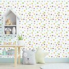 Papel De Parede Adesivo Infantil Confeti N05073