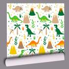 Papel De Parede Adesivo Infantil Dinossauros 60x300cm