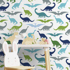 Papel De Parede Adesivo Infantil Dinossauros Coloridos 60x300