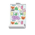 Papel De Parede Adesivo Infantil Elefantes N06166