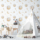 Papel De Parede Adesivo Infantil Estrela N02178 0,48x2,5m