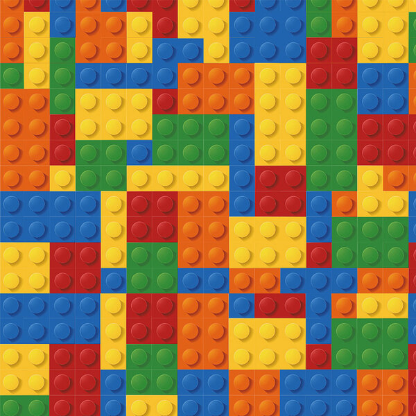Papel De Parede Adesivo Infantil Lego Coloridos Para Sala E Q