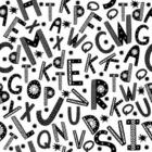 Papel De Parede Adesivo Infantil Letrinha N014126