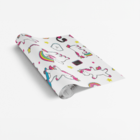 Papel De Parede Adesivo Infantil Menina Unicórnio Colorido 10