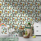 Papel De Parede Adesivo Infantil Menino Cidade Ruas E Carros