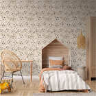 Papel De Parede Adesivo Infantil Menino Futebol Fundo Sépia 1