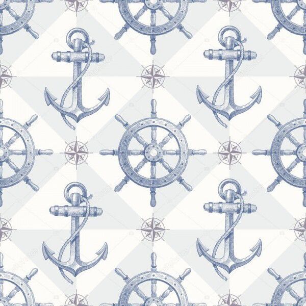 Papel De Parede Adesivo Infantil Menino Marinheiro 2,5mx50cm