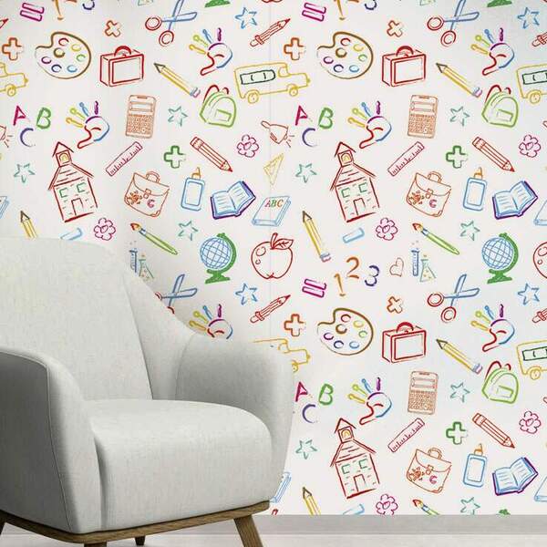 Papel De Parede Adesivo Infantil Mod 163 Vinílico 60x300cm