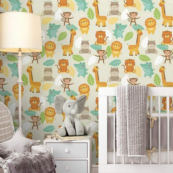 Papel De Parede Adesivo Infantil Mod 444 Vinílico 60x300cm