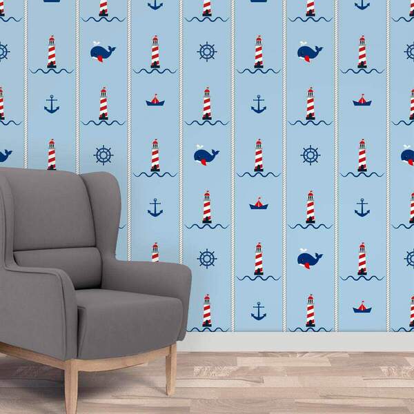 Papel De Parede Adesivo Infantil Mod 686 Vinílico 60x300cm