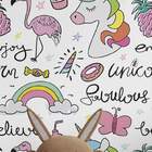 Papel De Parede Adesivo Infantil Mod 840 Vinílico 60x300cm