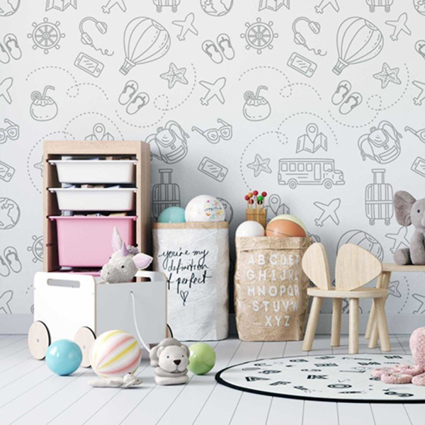 Papel De Parede Adesivo Infantil N02266