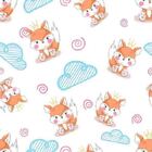 Papel De Parede Adesivo Infantil Nuvem N02280 0,48x2,5m