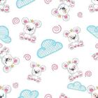 Papel De Parede Adesivo Infantil Nuvem N02285