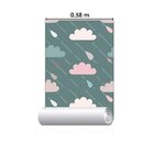 Papel De Parede Adesivo Infantil Nuvens N014116