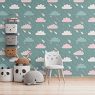 Papel De Parede Adesivo Infantil Nuvens N014116