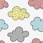 Papel De Parede Adesivo Infantil Nuvens N015143 0,58x3,00m