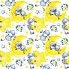 Papel De Parede Adesivo Infantil Ovelhas Na Lua 2,70x0,57m