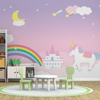 Papel De Parede Adesivo Infantil Paisagem Encantada Quarto