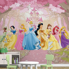 Papel De Parede Adesivo Infantil Reino Das Princesas Quarto
