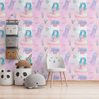 Papel De Parede Adesivo Infantil Sereia N014042