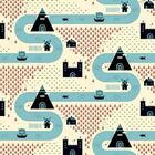 Papel De Parede Adesivo Infantil Vila N09047