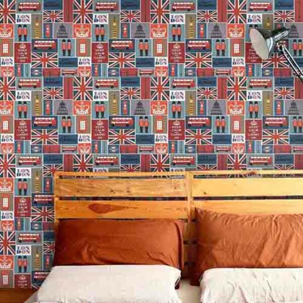 Papel De Parede Adesivo Inglaterra Londres 120324