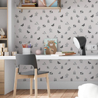 Papel De Parede Adesivo Jardim Minimalista N06089