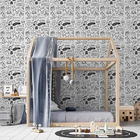 Papel De Parede Adesivo Jovem Colorir N05115