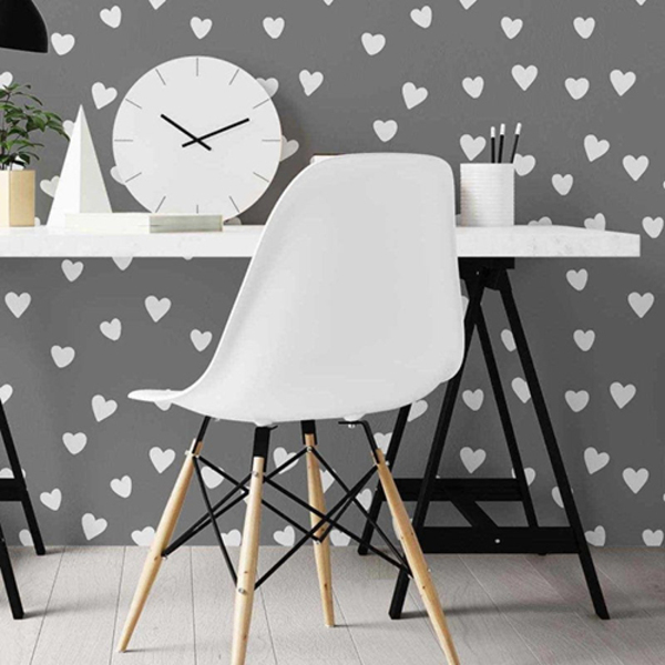 Papel De Parede Adesivo Jovem Coração N02025 0,48x2,5m