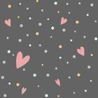 Papel De Parede Adesivo Jovem Coração N02064 0,48x2,5m