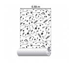 Papel De Parede Adesivo Jovem Coração N02189 0,48x2,5m