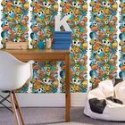 Papel De Parede Adesivo Jovem Futebol 421953340