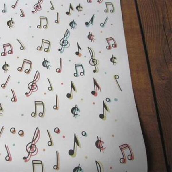 Papel De Parede Adesivo Jovem Musica 23154 0,58x3,00m
