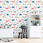 Papel De Parede Adesivo Jovem Paraquedas N015157 0,58x3,00m