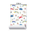 Papel De Parede Adesivo Jovem Paraquedas N015157 0,58x3,00m
