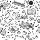 Papel De Parede Adesivo Jovem Work Colorir N015129 0,58x3,0m