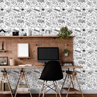 Papel De Parede Adesivo Jovem Work Colorir N015129 0,58x3,0m