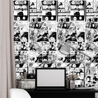 Papel De Parede Adesivo Jujutsu Kaisen Mangá Autocolante 1mx4