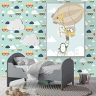 Papel De Parede Adesivo Kombi Nuvens 263385593