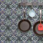 Papel De Parede Adesivo Ladrilho Mod 12 Vinílico 60x300cm