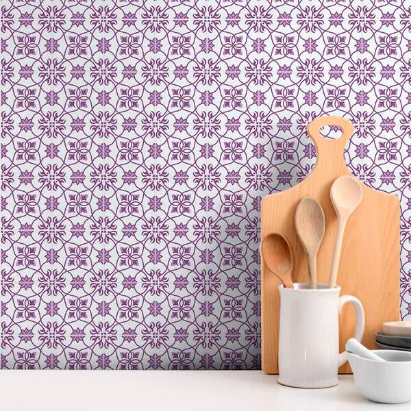 Papel De Parede Adesivo Ladrilho Mod 95 Vinílico 60x300cm