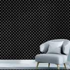 Papel De Parede Adesivo Ladrilho Preto Vinílico 60x300cm